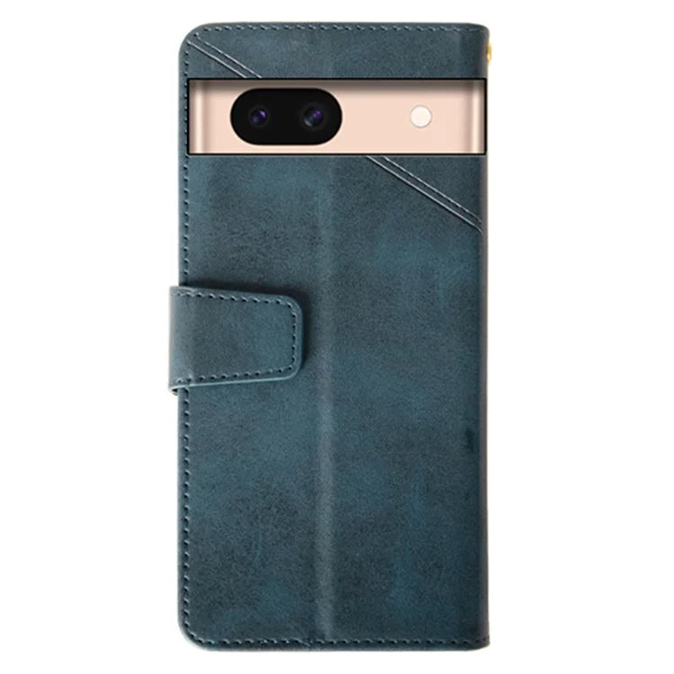 IDEWEI For Google Pixel 8a Case Card Slots Wallet Calf Texture PU Leather Phone Cover