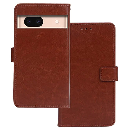 IDEWEI For Google Pixel 8a Case Leather Phone Cover Foldable Phone Stand