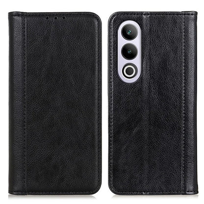 For OnePlus Nord CE4 5G Magnetic Case Litchi Texture Split Leather Phone Cover