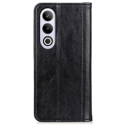For OnePlus Nord CE4 5G Magnetic Case Litchi Texture Split Leather Phone Cover