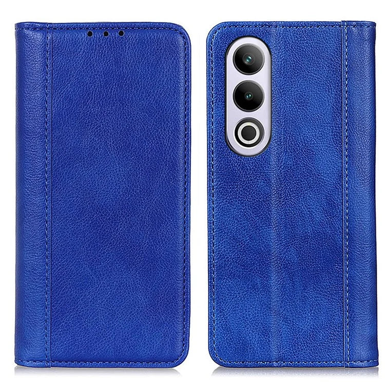 For OnePlus Nord CE4 5G Magnetic Case Litchi Texture Split Leather Phone Cover
