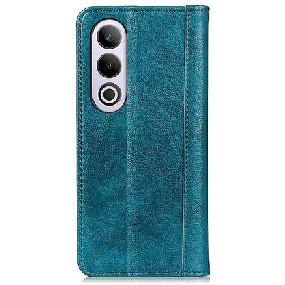 For OnePlus Nord CE4 5G Magnetic Case Litchi Texture Split Leather Phone Cover