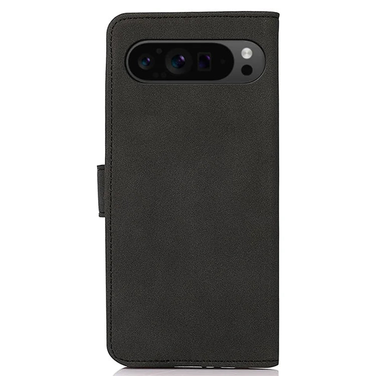 KHAZNEH For Google Pixel 9 Pro XL Phone Case Folding Stand Cover Leather Wallet Shell