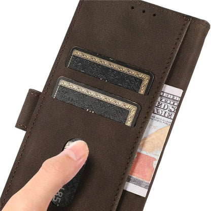 KHAZNEH For Google Pixel 9 / Pixel 9 Pro Shockproof PU Leather Phone Case Wallet Stand Cover