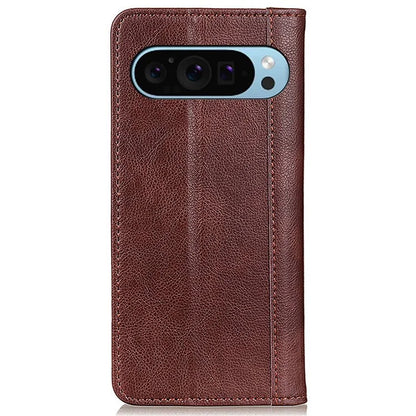 For Google Pixel 9 / Pixel 9 Pro Cell Phone Case Split Leather Drop-Proof Cover with Wallet Stand