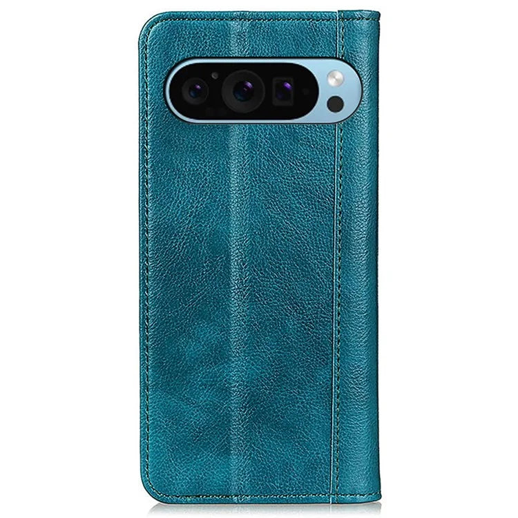 For Google Pixel 9 / Pixel 9 Pro Cell Phone Case Split Leather Drop-Proof Cover with Wallet Stand
