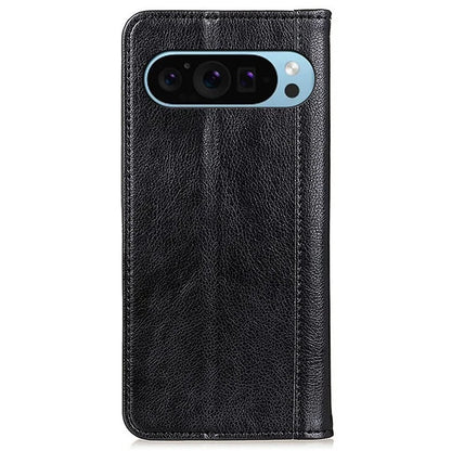 For Google Pixel 9 / Pixel 9 Pro Cell Phone Case Split Leather Drop-Proof Cover with Wallet Stand