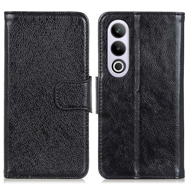 For OnePlus Nord CE4 5G Phone Case Stand Split Leather Nappa Texture Cover