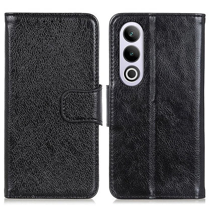 For OnePlus Nord CE4 5G Phone Case Stand Split Leather Nappa Texture Cover