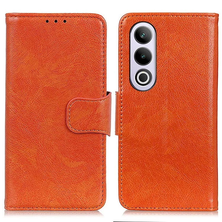 For OnePlus Nord CE4 5G Phone Case Stand Split Leather Nappa Texture Cover