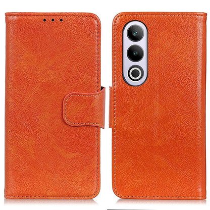 For OnePlus Nord CE4 5G Phone Case Stand Split Leather Nappa Texture Cover