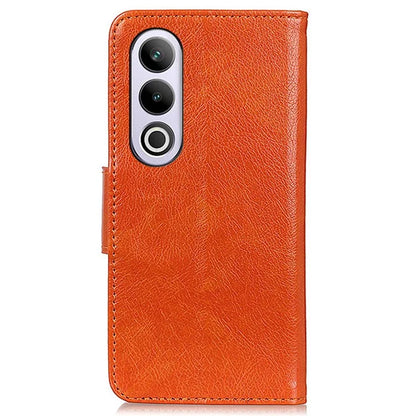 For OnePlus Nord CE4 5G Phone Case Stand Split Leather Nappa Texture Cover