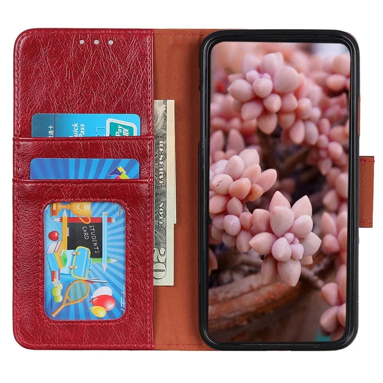 For OnePlus Nord CE4 5G Phone Case Stand Split Leather Nappa Texture Cover