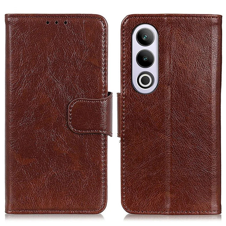 For OnePlus Nord CE4 5G Phone Case Stand Split Leather Nappa Texture Cover