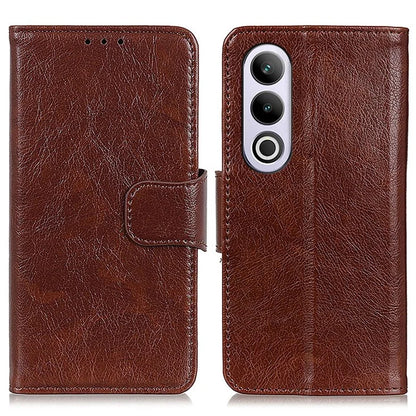 For OnePlus Nord CE4 5G Phone Case Stand Split Leather Nappa Texture Cover