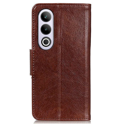 For OnePlus Nord CE4 5G Phone Case Stand Split Leather Nappa Texture Cover