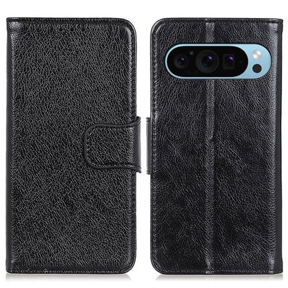 For Google Pixel 9 / Pixel 9 Pro Phone Case Wallet Stand Split Leather Nappa Texture Shockproof Cover