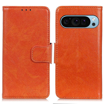 For Google Pixel 9 / Pixel 9 Pro Phone Case Wallet Stand Split Leather Nappa Texture Shockproof Cover
