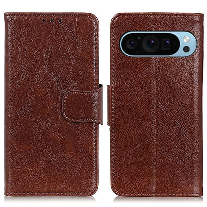 For Google Pixel 9 / Pixel 9 Pro Phone Case Wallet Stand Split Leather Nappa Texture Shockproof Cover