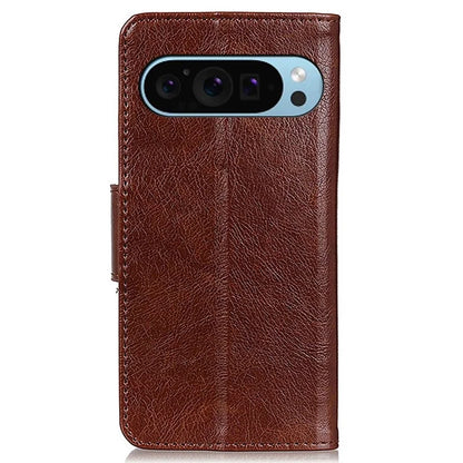 For Google Pixel 9 / Pixel 9 Pro Phone Case Wallet Stand Split Leather Nappa Texture Shockproof Cover