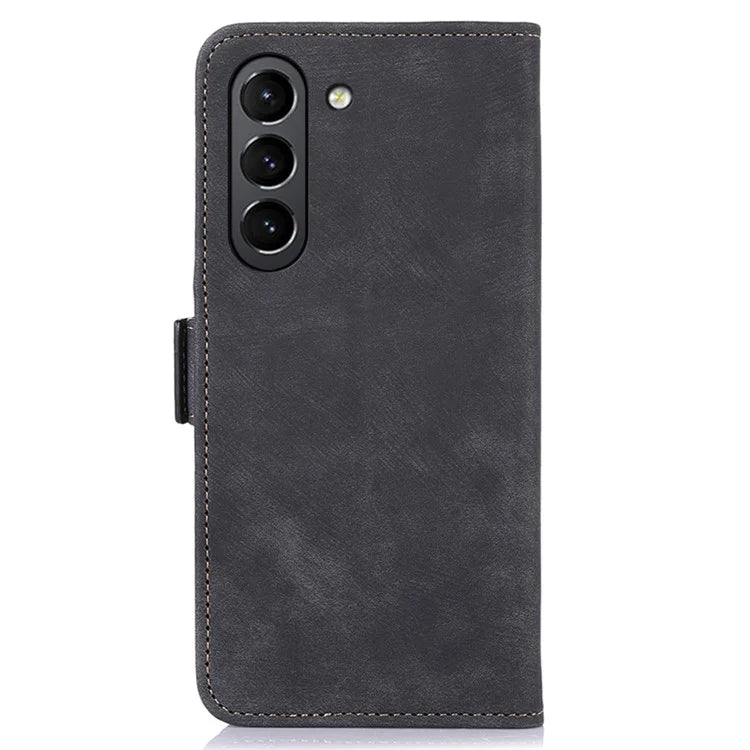 ABEEL For Samsung Galaxy S21 FE 5G Case Retro PU Leather Wallet Phone Protective Cover