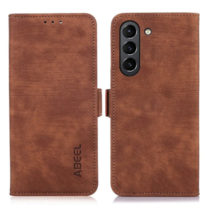 ABEEL For Samsung Galaxy S21 5G / 4G Case Stand Wallet Phone Leather Cover Retro Texture