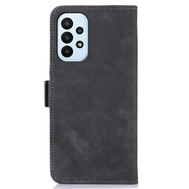 ABEEL For Samsung Galaxy A33 5G Leather Case Retro Phone Cover with Wallet Stand