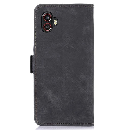 ABEEL For Samsung Galaxy Xcover6 Pro 5G Protective Cover Phone Case Retro PU Leather Wallet