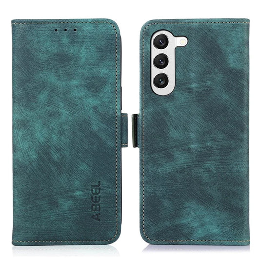ABEEL For Samsung Galaxy S22+ 5G Retro Texture Phone Case PU Leather Wallet Mobile Phone Cover