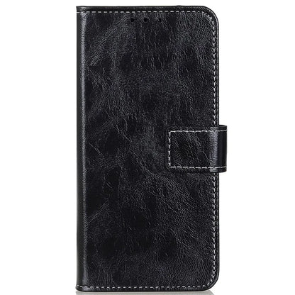 For Xiaomi Redmi A3 / Poco C61 4G PU Leather Case Cell Phone Back Cover Retro Phone Shell