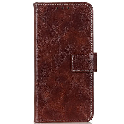 For Xiaomi Redmi A3 / Poco C61 4G PU Leather Case Cell Phone Back Cover Retro Phone Shell