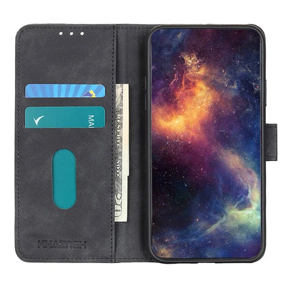KHAZNEH For Xiaomi Redmi A3 / Poco C61 4G Shockproof Case Retro PU Leather Wallet Stand Phone Cover