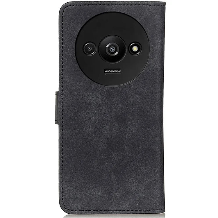 KHAZNEH For Xiaomi Redmi A3 / Poco C61 4G Shockproof Case Retro PU Leather Wallet Stand Phone Cover