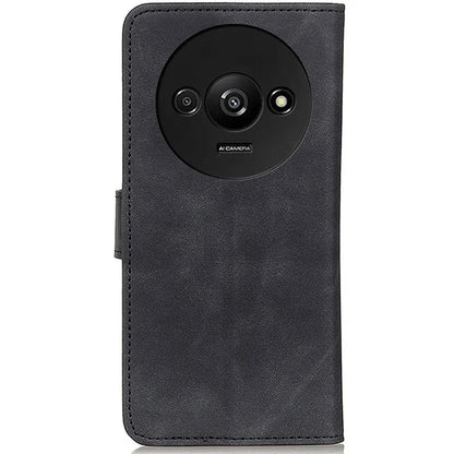 KHAZNEH For Xiaomi Redmi A3 / Poco C61 4G Shockproof Case Retro PU Leather Wallet Stand Phone Cover