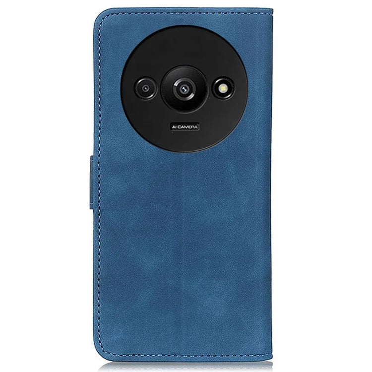 KHAZNEH For Xiaomi Redmi A3 / Poco C61 4G Shockproof Case Retro PU Leather Wallet Stand Phone Cover