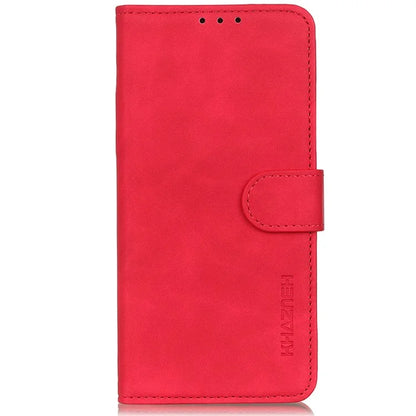 KHAZNEH For Xiaomi Redmi A3 / Poco C61 4G Shockproof Case Retro PU Leather Wallet Stand Phone Cover