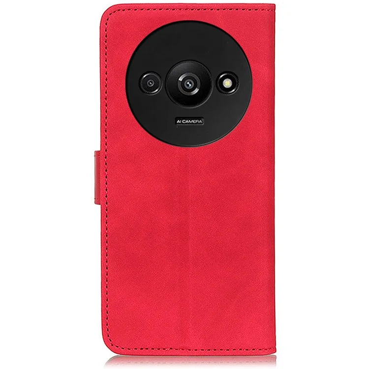 KHAZNEH For Xiaomi Redmi A3 / Poco C61 4G Shockproof Case Retro PU Leather Wallet Stand Phone Cover