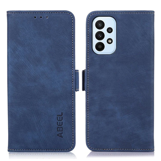 ABEEL For Samsung Galaxy A23 4G / A23 5G (Global Version) Cover Side Magnetic Clasp Leather Wallet Phone Case