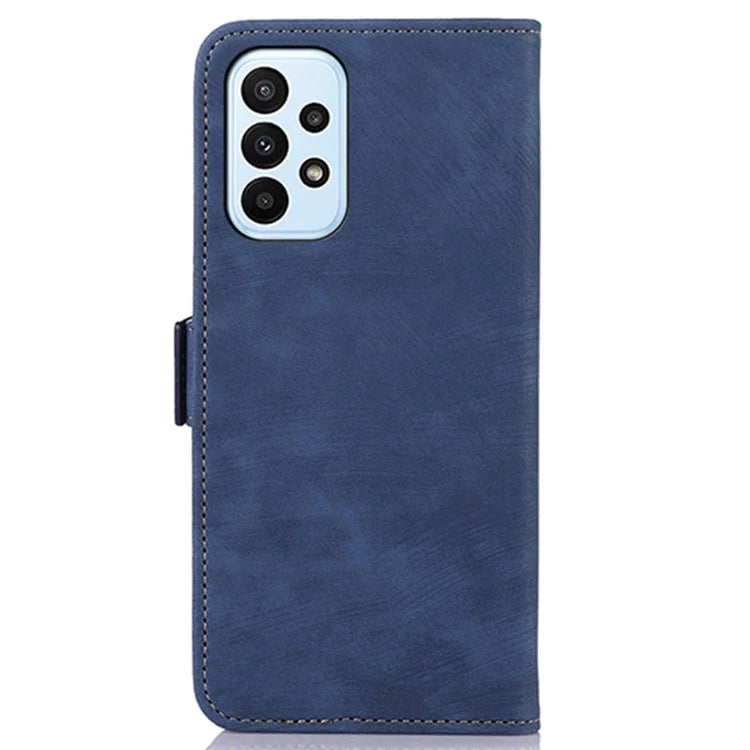 ABEEL For Samsung Galaxy A23 4G / A23 5G (Global Version) Cover Side Magnetic Clasp Leather Wallet Phone Case