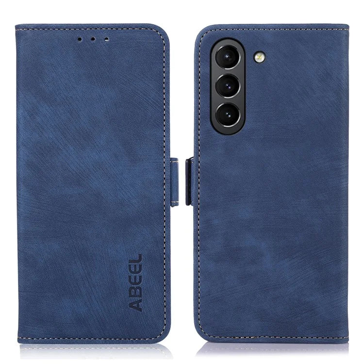 ABEEL For Samsung Galaxy S21+ 5G Case Leather Wallet Phone Cover Side Magnetic Clasp