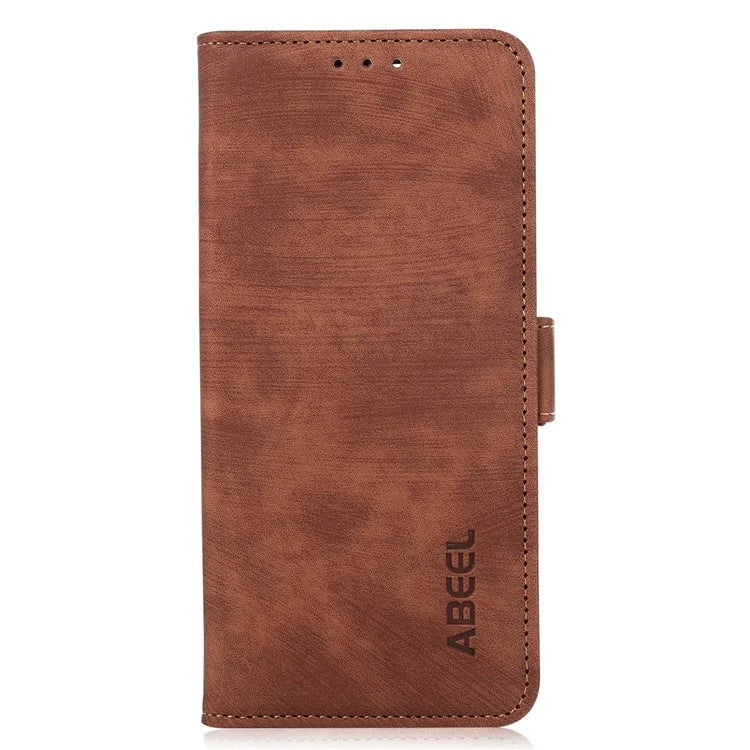 ABEEL For Samsung Galaxy S21+ 5G Case Leather Wallet Phone Cover Side Magnetic Clasp