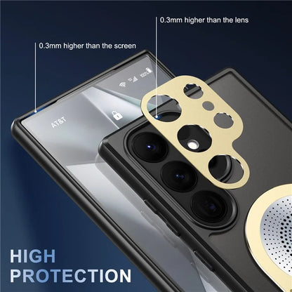 For Samsung Galaxy S24 Ultra Case Graphene Heat Dissipation Design Silicone+PC Phone Cover