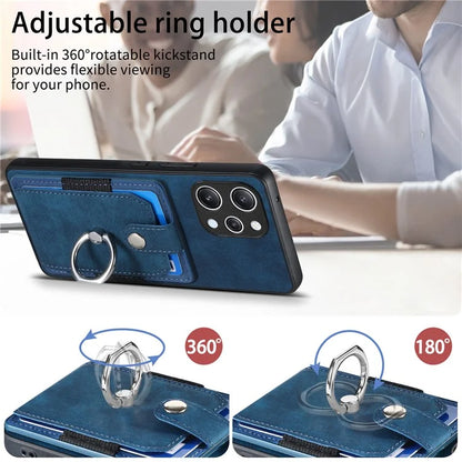 D2 For Xiaomi Redmi 12 4G / Redmi 12 5G (Global) / Poco M6 Pro 5G Case Ring Holder Kickstand TPU Phone Shell