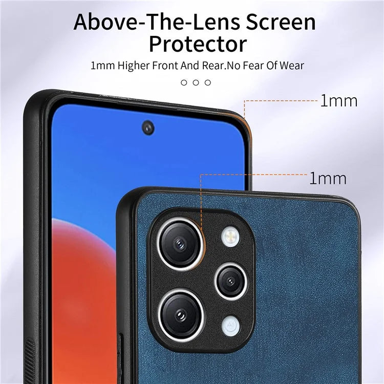 D2 For Xiaomi Redmi 12 4G / Redmi 12 5G (Global) / Poco M6 Pro 5G Case Ring Holder Kickstand TPU Phone Shell