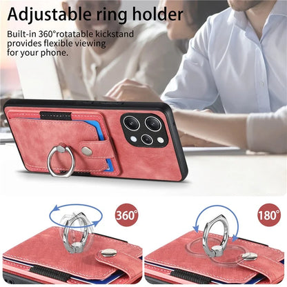 D2 For Xiaomi Redmi 12 4G / Redmi 12 5G (Global) / Poco M6 Pro 5G Case Ring Holder Kickstand TPU Phone Shell