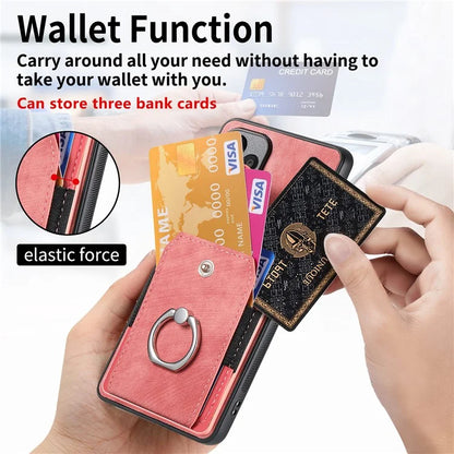 D2 Phone Case for Xiaomi 13 Lite / Civi 2 5G TPU+PU Leather Cover with Ring Kickstand