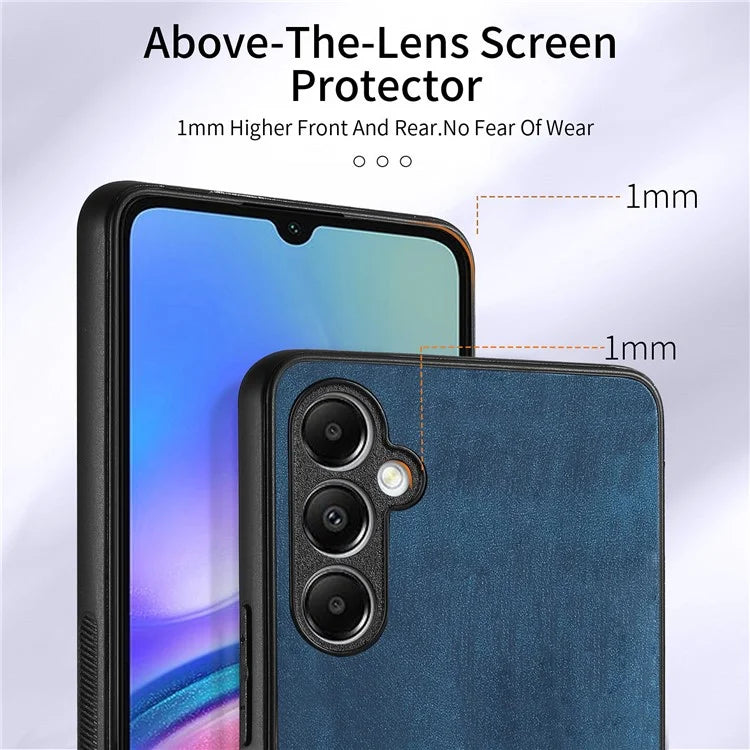 D2 For Samsung Galaxy A13 5G / A04s 4G (164.7 x 76.7 x 9.1 mm) Card Slot Case Kickstand TPU+PU Leather Phone Shell