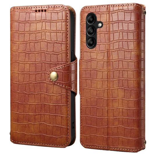 For Samsung Galaxy A05s 4G Wallet Phone Case Crocodile Texture Leather Folio Flip Cover