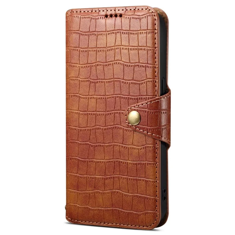 For Samsung Galaxy A05s 4G Wallet Phone Case Crocodile Texture Leather Folio Flip Cover