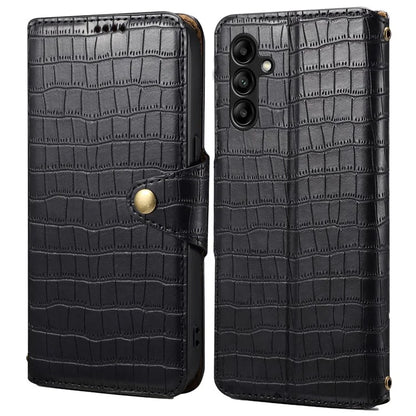 For Samsung Galaxy A05s 4G Wallet Phone Case Crocodile Texture Leather Folio Flip Cover